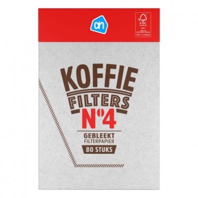 Budget Huismerk Koffiefilters wit nr. 4